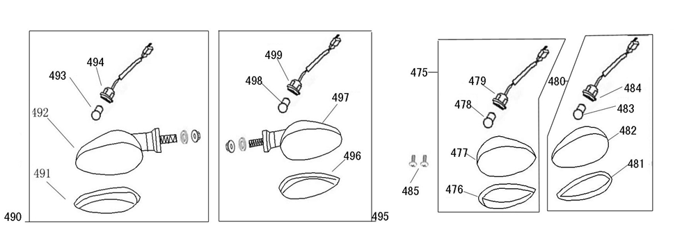 F18 TURN SIGNAL LIGHTS