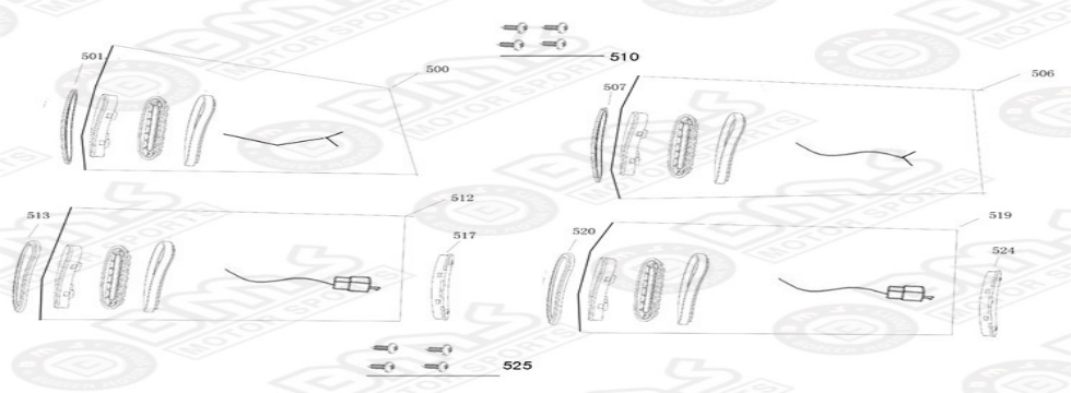 F17 TURN SIGNAL ASSY