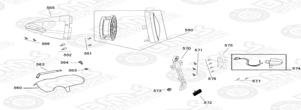 F18 REAR TAILIGHT ASSY