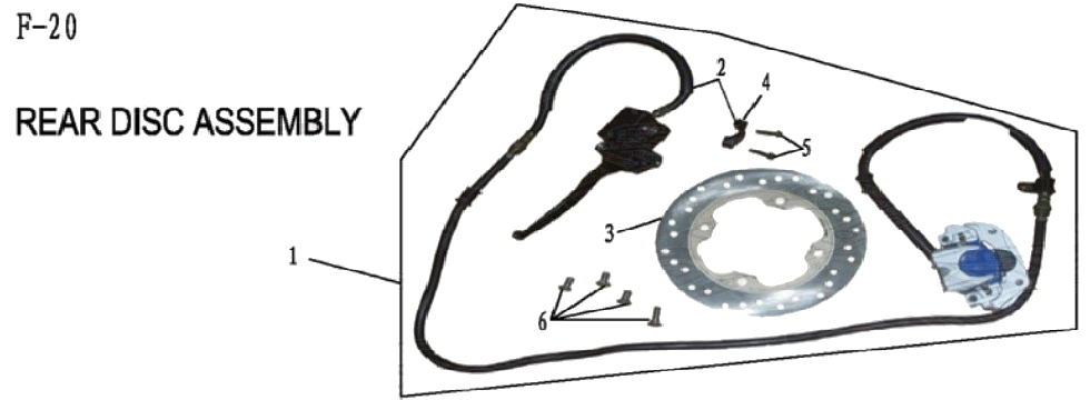 F20 REAR DISC ASSY F20 REAR DISC ASSY