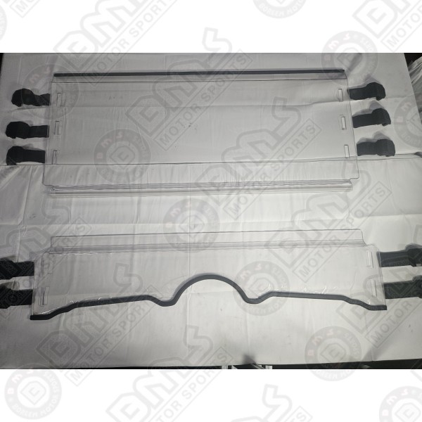 Windshield Set - Upper & Lower WITH 6 CLAMPS