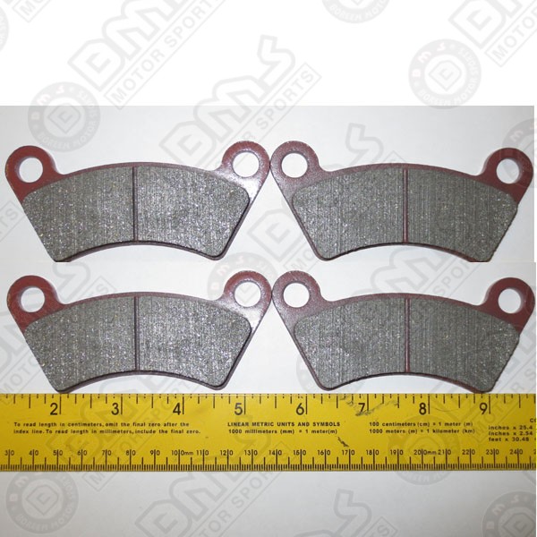 Rear brake pads