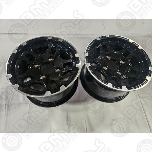 ALUMINIUM WHEEL 2PCS BLACK