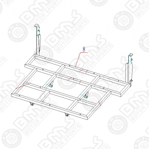 REAR DUMP BED FRAME