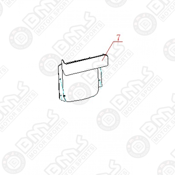 REAR FENDER(DRIVER SIDE)