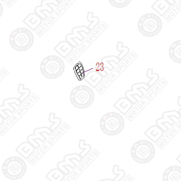 RUBBER FOR BRAKE PEDAL