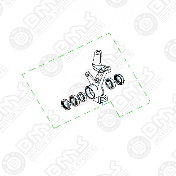 FRONT SPINDLE KNUCKLE ASSY(PASSENGER SIDE)