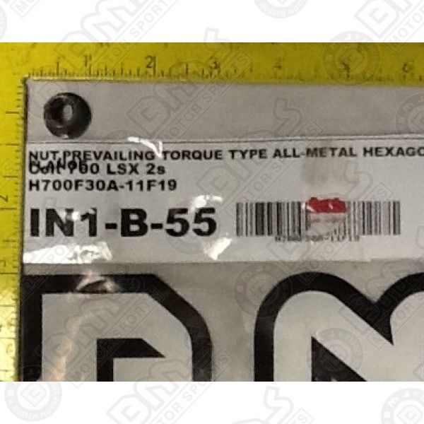 NUT,PREVAILING TORQUE TYPE ALL-METAL HEXAGON WITH FLANGE