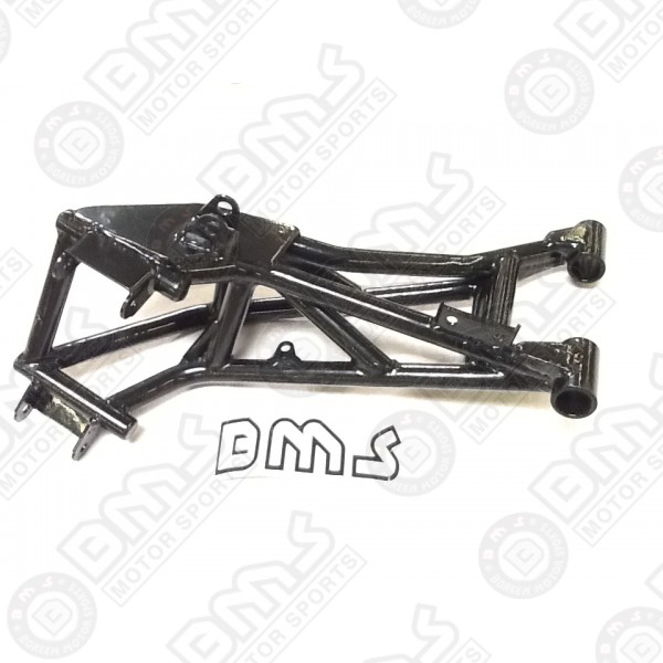 passenger side, rear swing arm