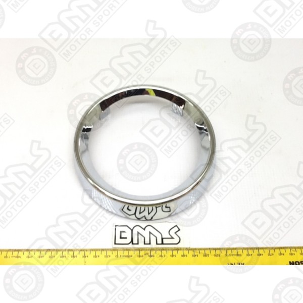 chrome head light cover