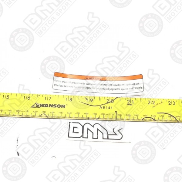 SAFETY BMS STICKER