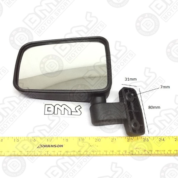 DRIVER SIDE, REAR MIRROR