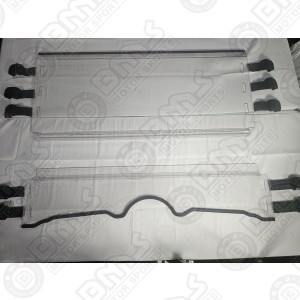 Windshield Set - Upper & Lower WITH 8 CLAMPS