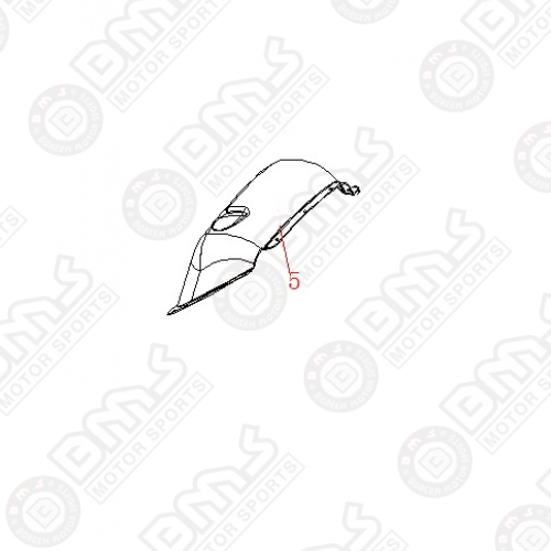 DRIVER SIDE, WHEEL WELL