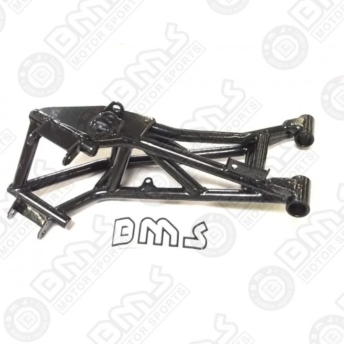 passenger side, rear swing arm