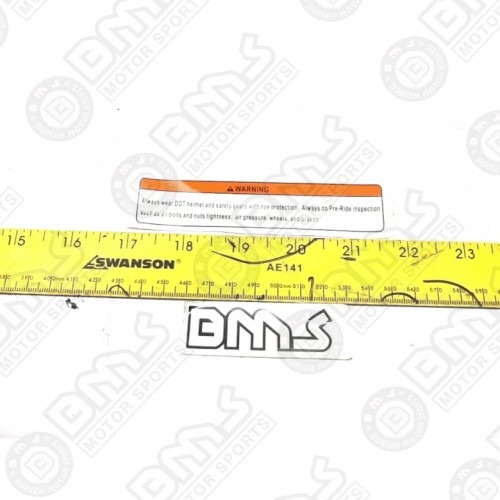 SAFETY BMS STICKER
