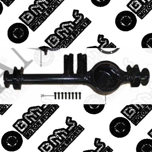 Rear axle assembly 2-10/21-30)